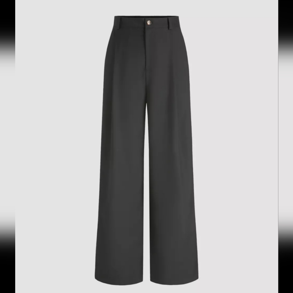Cider black wide leg pants size S